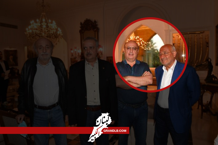 غازي العريضي، وئام وهاب، طلال ارسلان، وليد جنبلاط