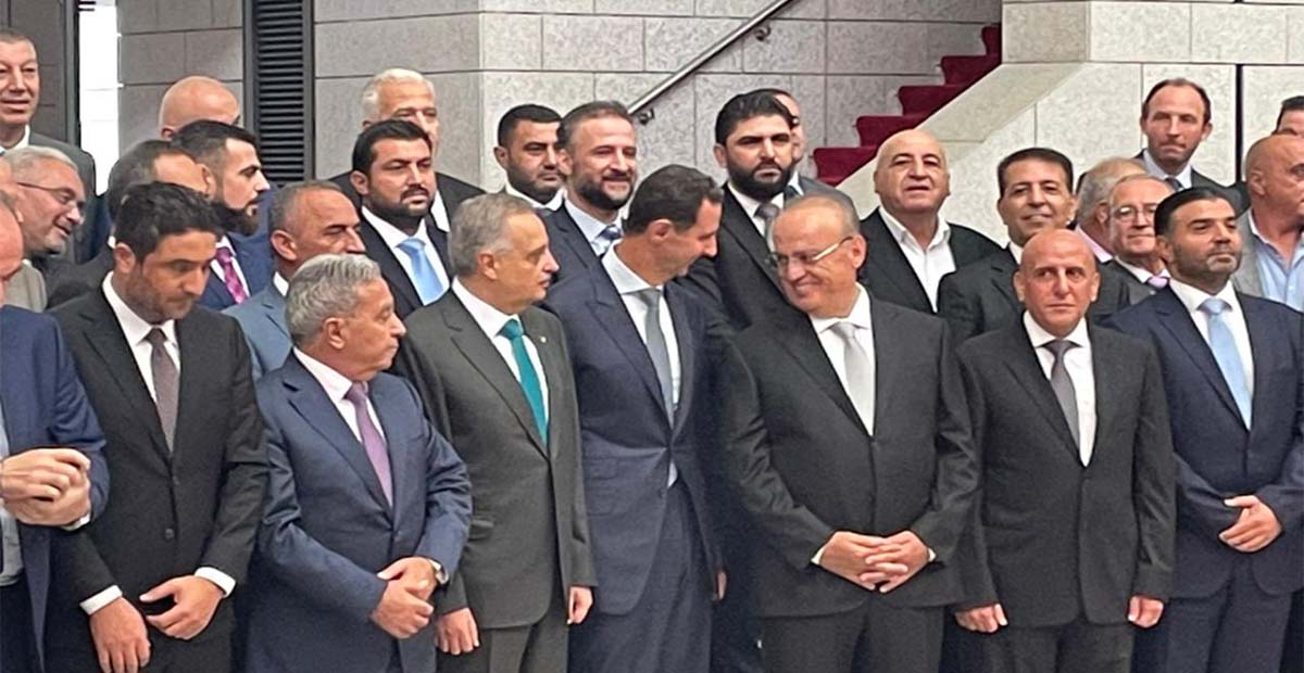 وئام وهاب وبشار الاسد وطلال ارسلان