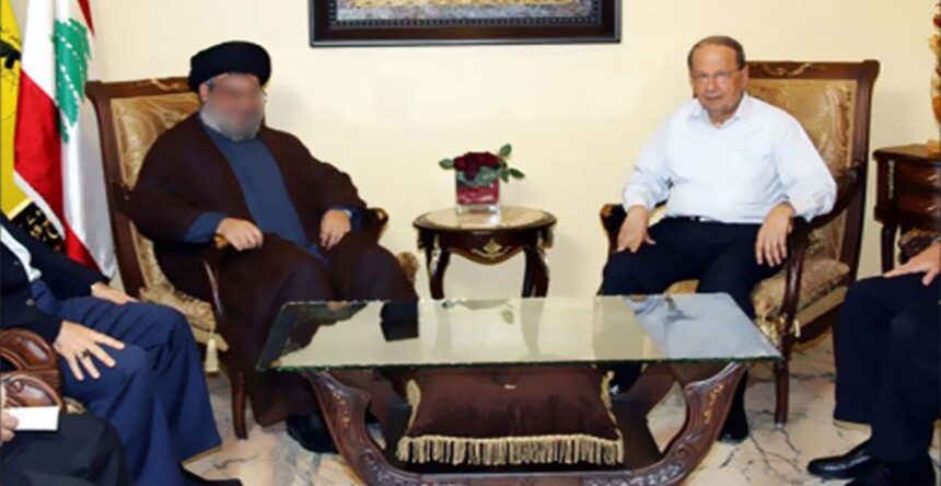 حسن نصرالله وميشال عون