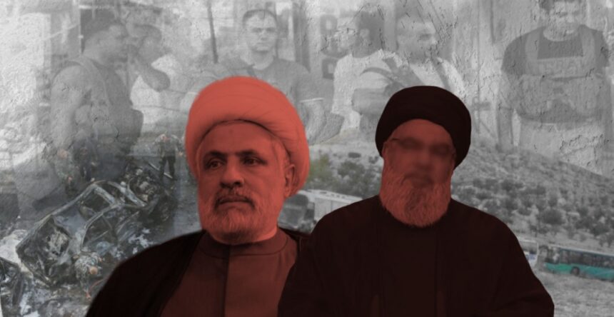 حسن نصرالله ونعيم قاسم