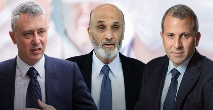 باسيل وجعجع وفرنجية
