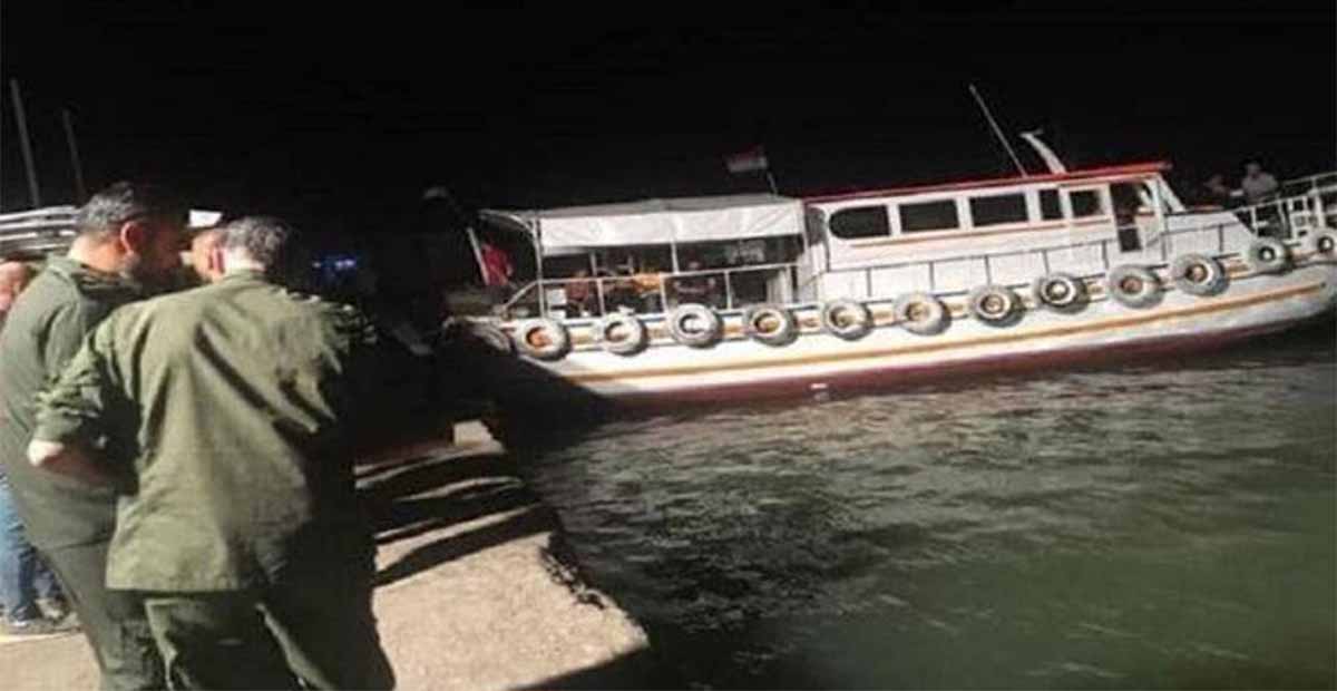 غرق زورق قبالة طرطوس