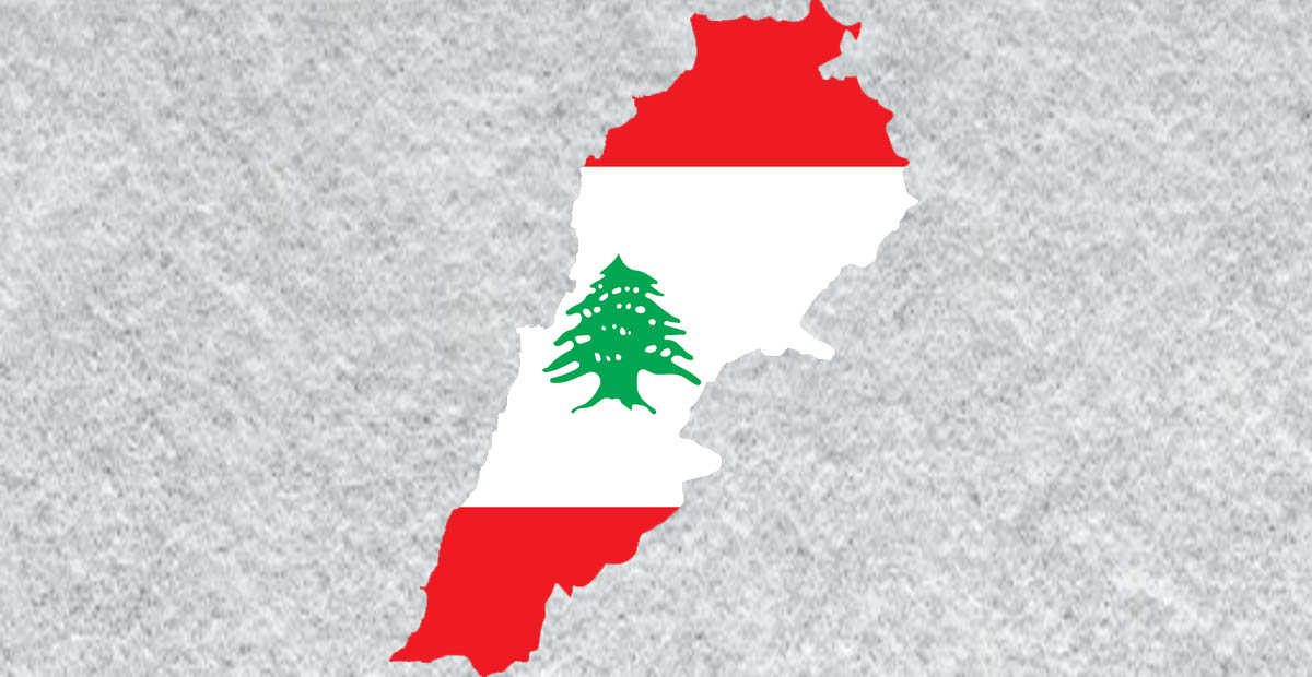 خريطة لبنان