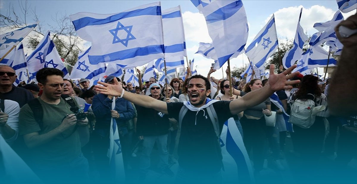 مظاهرات اسرائيل ضد نتنياهو
