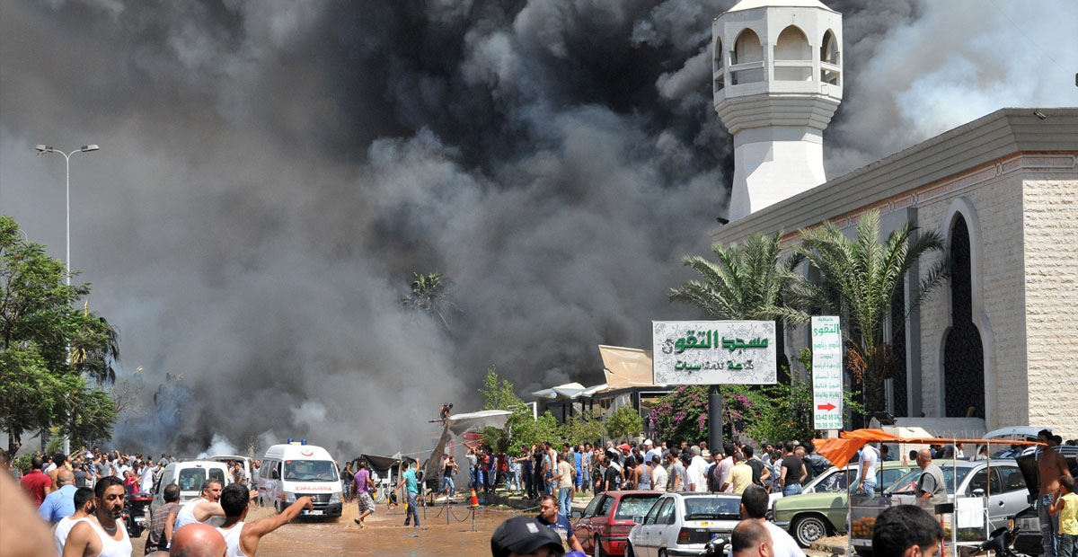 تفجير مسجدي السلام والتقوى في طرابلس