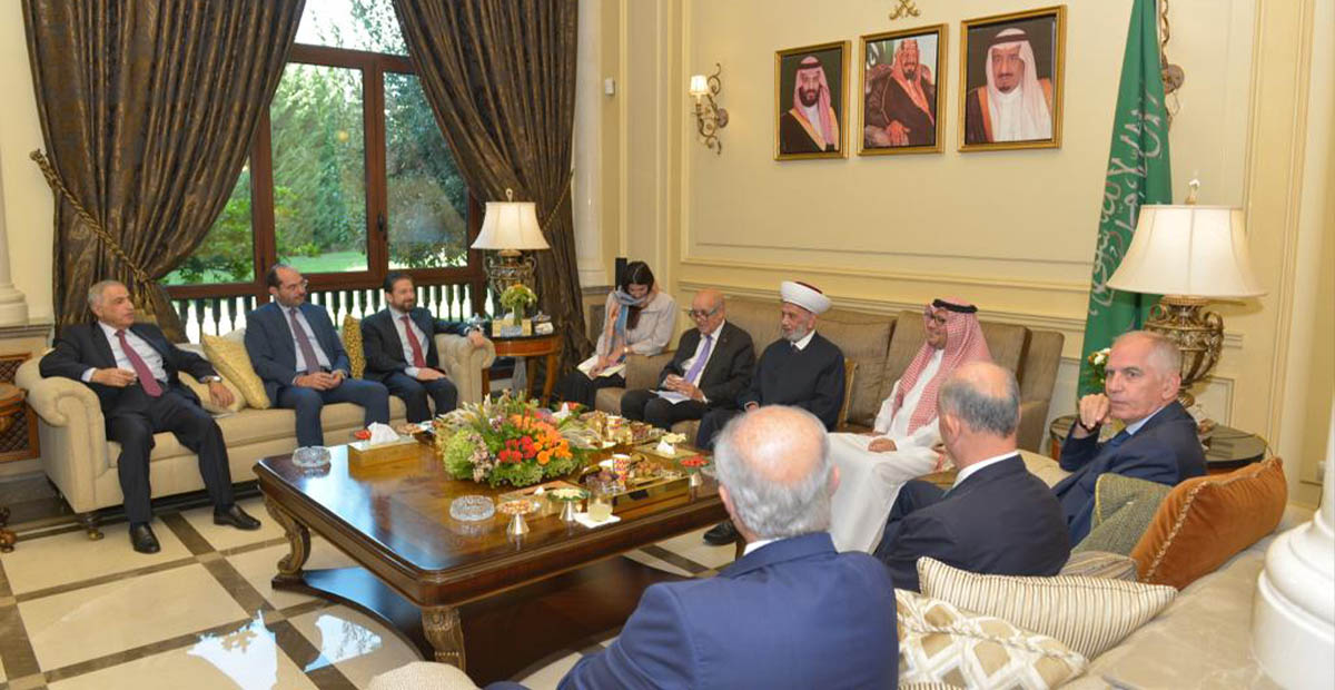 لقاء النواب بالسفير السعودي في اليرزة