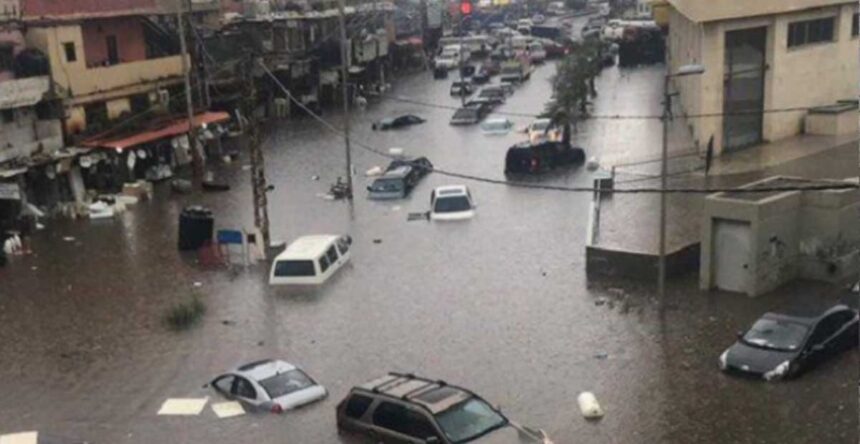 فيضانات لبنان