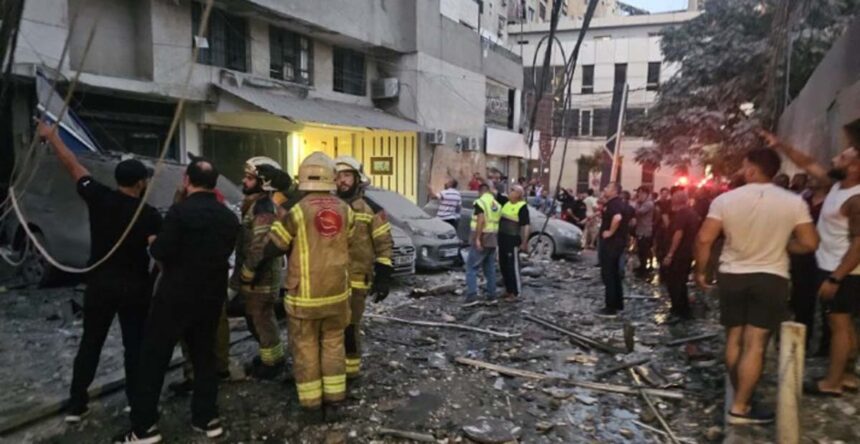 قضف اسرائيلي في الضاحية الجنوبية