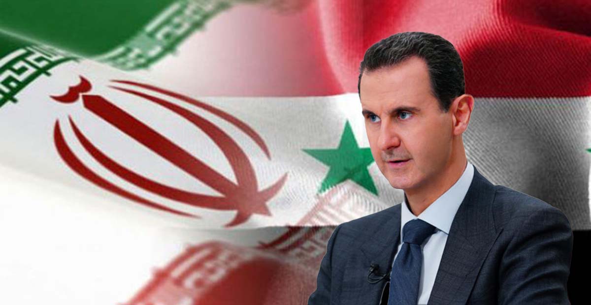 بشار الاسد وايران